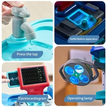 Lillimasy Doctor Kit for Kids with 24 Accessories