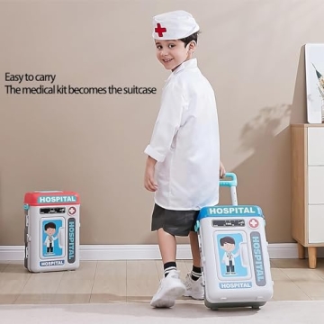 Lillimasy Doctor Kit for Kids with 24 Accessories