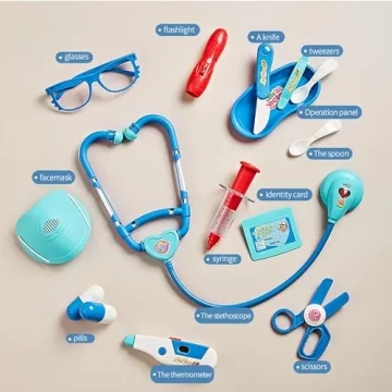 Lillimasy Doctor Kit for Kids with 24 Accessories
