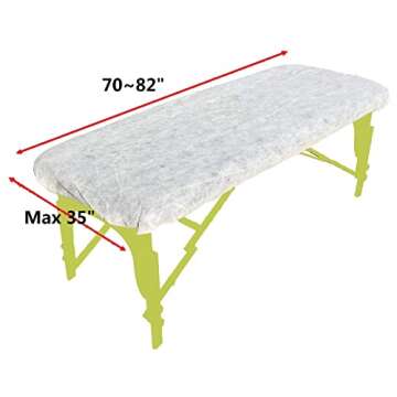 ZMDREAM Disposable Fitted Massage Table Sheets - Pack of 20