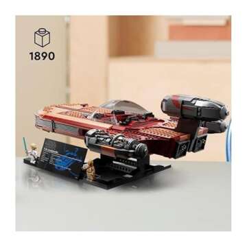 LEGO Star Wars Luke Skywalker’s Landspeeder 75341 – Ultimate Collector Series Kit for Adults, In...
