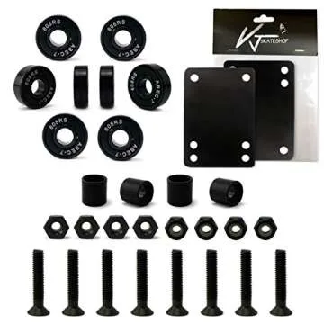 VJ 5.0 Skateboard Parts Set - Trucks, Wheels & Bearings