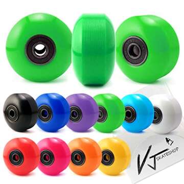 VJ 5.0 Skateboard Parts Set - Trucks, Wheels & Bearings