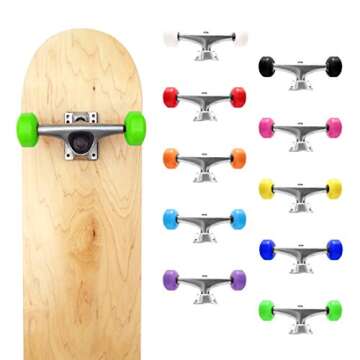 VJ 5.0 Skateboard Parts Set - Trucks, Wheels & Bearings