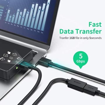 VCZHS 20ft USB 3.0 Extension Cable for Ultimate Connectivity