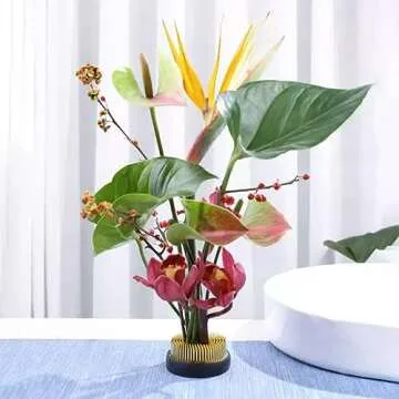 Flower Frog Stainless Steel Pin Frog Flower Arrangement Holder(2 Inch (50mm))