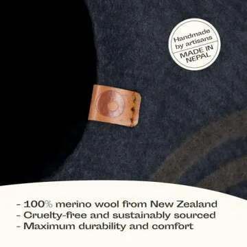 MEOWFIA Felt Cat Bed Cave - Eco-Friendly Premium Wool