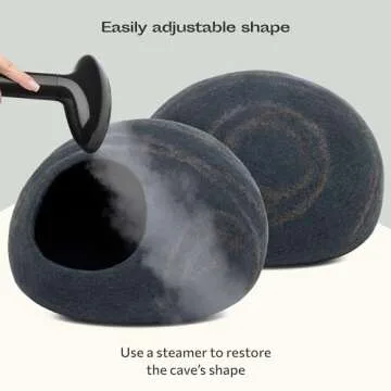 MEOWFIA Felt Cat Bed Cave - Eco-Friendly Premium Wool