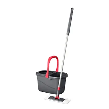 Rubbermaid Microfiber Flat Spin Mop with Bucket for Easy Cleaning