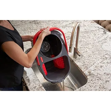 Rubbermaid Microfiber Flat Spin Mop with Bucket for Easy Cleaning