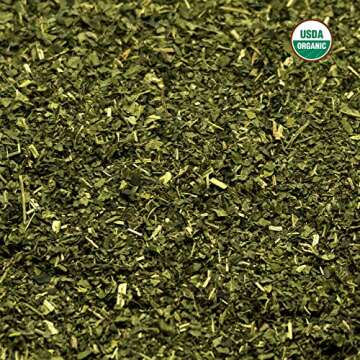 Nettle Tea - 8Oz (REAL WILD HARVEST) | 100% USDA Certified ORGANIC | Loose Leaf (Urtica Dioica aka Stinging Nettle) Cut & Sifted