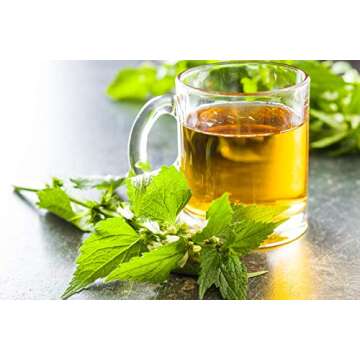 Nettle Tea - 8Oz (REAL WILD HARVEST) | 100% USDA Certified ORGANIC | Loose Leaf (Urtica Dioica aka Stinging Nettle) Cut & Sifted