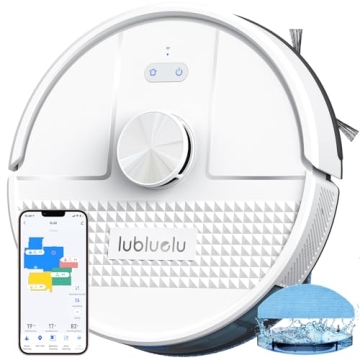 Lubluelu 3 in 1 Robot Vacuum and Mop Combo with LiDAR Mapping & Smart Technology