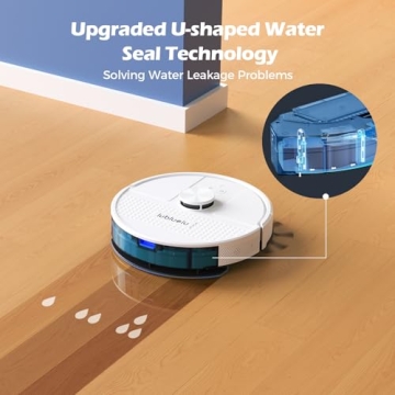 Lubluelu Robot Vacuum with LiDAR Navigation & 4500Pa