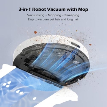 Lubluelu Robot Vacuum with LiDAR Navigation & 4500Pa