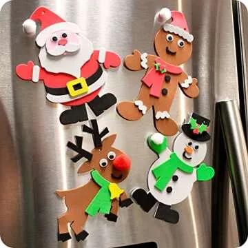 CREATE YOUR OWN Christmas Characters Craft Kit for Kids