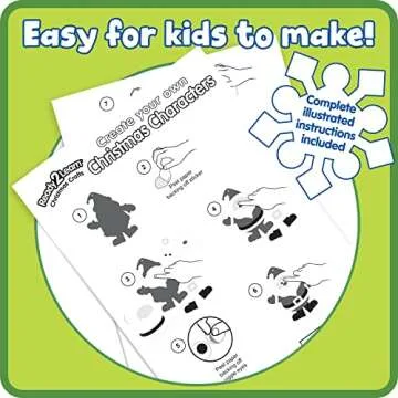 CREATE YOUR OWN Christmas Characters Craft Kit for Kids