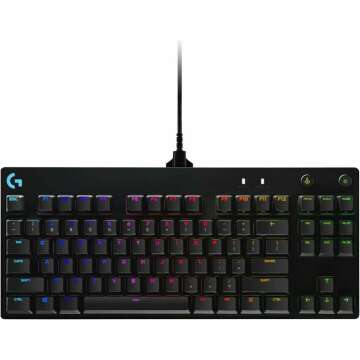 Logitech G Pro TKL Gaming Keyboard - GX Blue Switch