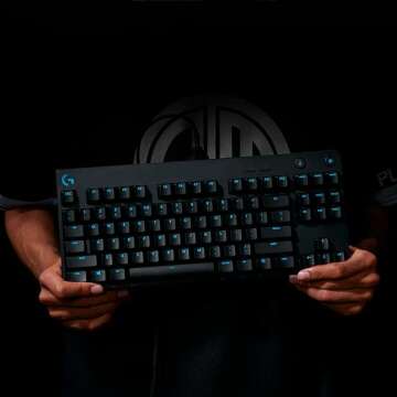 Logitech G Pro TKL Gaming Keyboard - GX Blue Switch