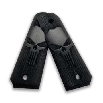 ZIB Grips for 1911 Handgun - Walnut, Full Size, Handmade