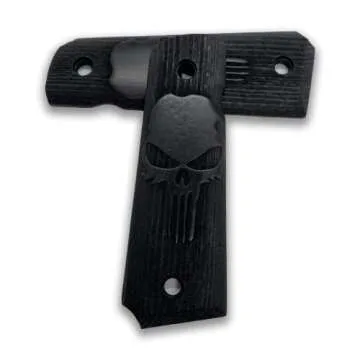 ZIB Grips for 1911 Handgun - Walnut, Full Size, Handmade