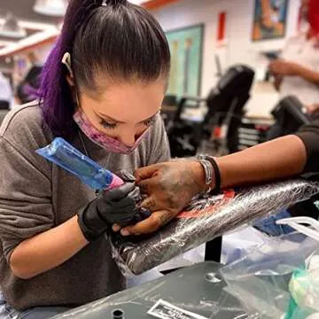 Mast Tour Tattoo Gun Kit, Wireless Rotary Tattoo Pen Machine Kit, 2 Tattoo Batteries Power Supply, 20Pcs Needles, Complete Tattoo Kit