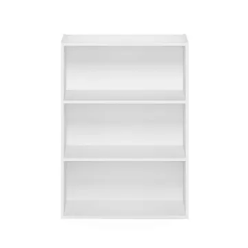 Furinno Pasir 3-Tier Open Shelf Bookcase for Small Spaces