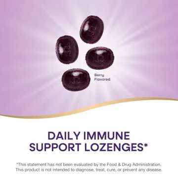 Nature's Way Organic Sambucus Zinc Lozenges - Elderberry & Vitamin C