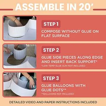 3FT Easy Assemble Light Up Marquee Numbers for Parties