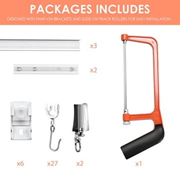 Flexible Ceiling Curtain Track - Perfect for Any Window Shape