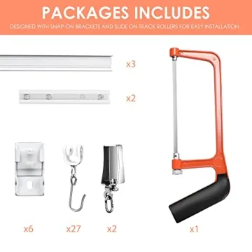 Flexible Ceiling Curtain Track - Perfect for Any Window Shape