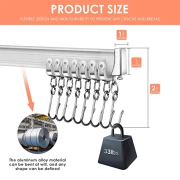 Flexible Ceiling Curtain Track - Perfect for Any Window Shape