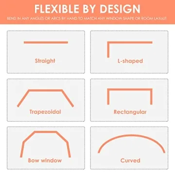 Flexible Ceiling Curtain Track - Perfect for Any Window Shape