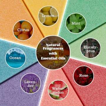 Peradix Unique Valentine Gift for Women, Shower Steamers Aromatherapy for Women Mom [8X] -Lavender Eucalyptus Shower Bombs for Stress Relief - Great Birthday Gifts for Women Who Have Everything