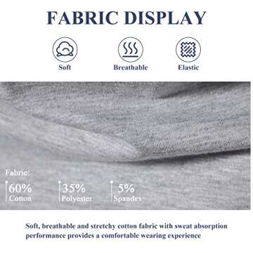 A WATERWANG Men's Long Sleeve Polo Shirt - Slim Fit Cotton Golf Tee