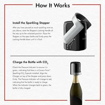 Coravin Sparkling Wine Preservation System for Effervescence