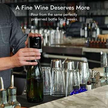 Coravin Sparkling Wine Preservation System - Preserve Wine for 4 Weeks - Wine Saver for Sparkling Wine - With Pure Sparkling CO2 Gas Capsules - For Champagne and Other Sparkling Wines