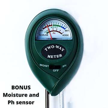 4 Large Plant Watering Globes - Plant Watering Devices - Plant Watering Bulbs - Self Watering Spikes...