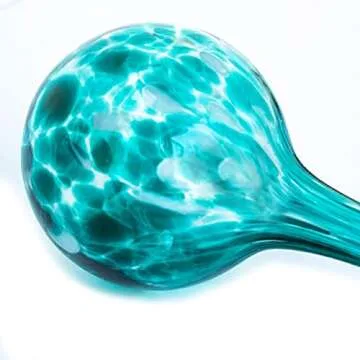 4 Large Plant Watering Globes - Plant Watering Devices - Plant Watering Bulbs - Self Watering Spikes - Self Watering Planter Insert - Hand Blown Glass - Free Moisture Meter by Cotswold Homeware