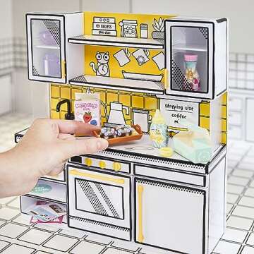 MGA's Miniverse Make It Mini Kitchen Playset with UV Light