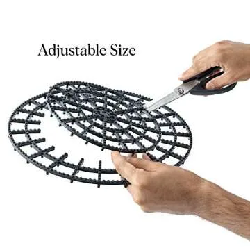 Patio & Deck Floor Protector (Set of 4) | 12" Outdoor Plant Stand Base | Plant Trivet for Patio & Deck | Planter Coasters to Protect Floors