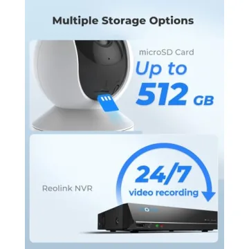 REOLINK E1 2K Indoor WiFi Camera with Pan-Tilt Night Vision