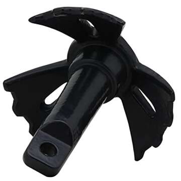 Extreme Max 18 lb Vinyl-Coated River Anchor for Boats