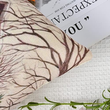 Hlonon Christmas Pillow Covers 18 x 18 Inches Set of 4