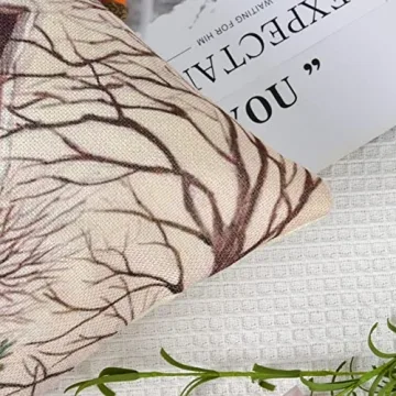 Hlonon Christmas Pillow Covers 18 x 18 Inches Set of 4