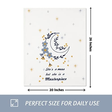 Folkulture Kitchen Towels - Stylish Cotton & Hanging Loop Set