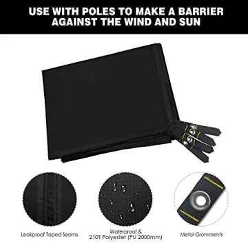 Gold Armour Ultralight Waterproof Camping Tent Footprint Tarp