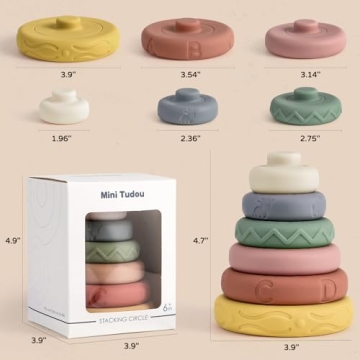 Mini Tudou Stacking & Nesting Circle Toy for Infants