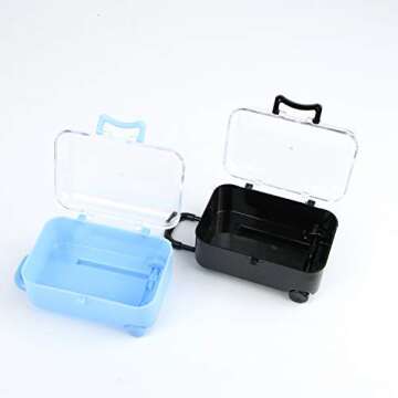 Pomeat Mini Suitcase Candy Box - 12 Elegant Favors
