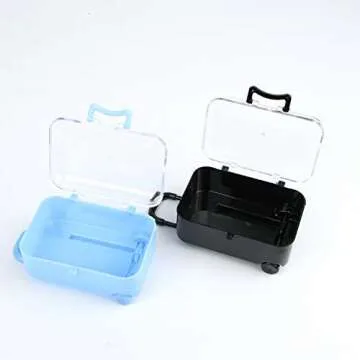 Pomeat Mini Suitcase Candy Box - 12 Elegant Favors